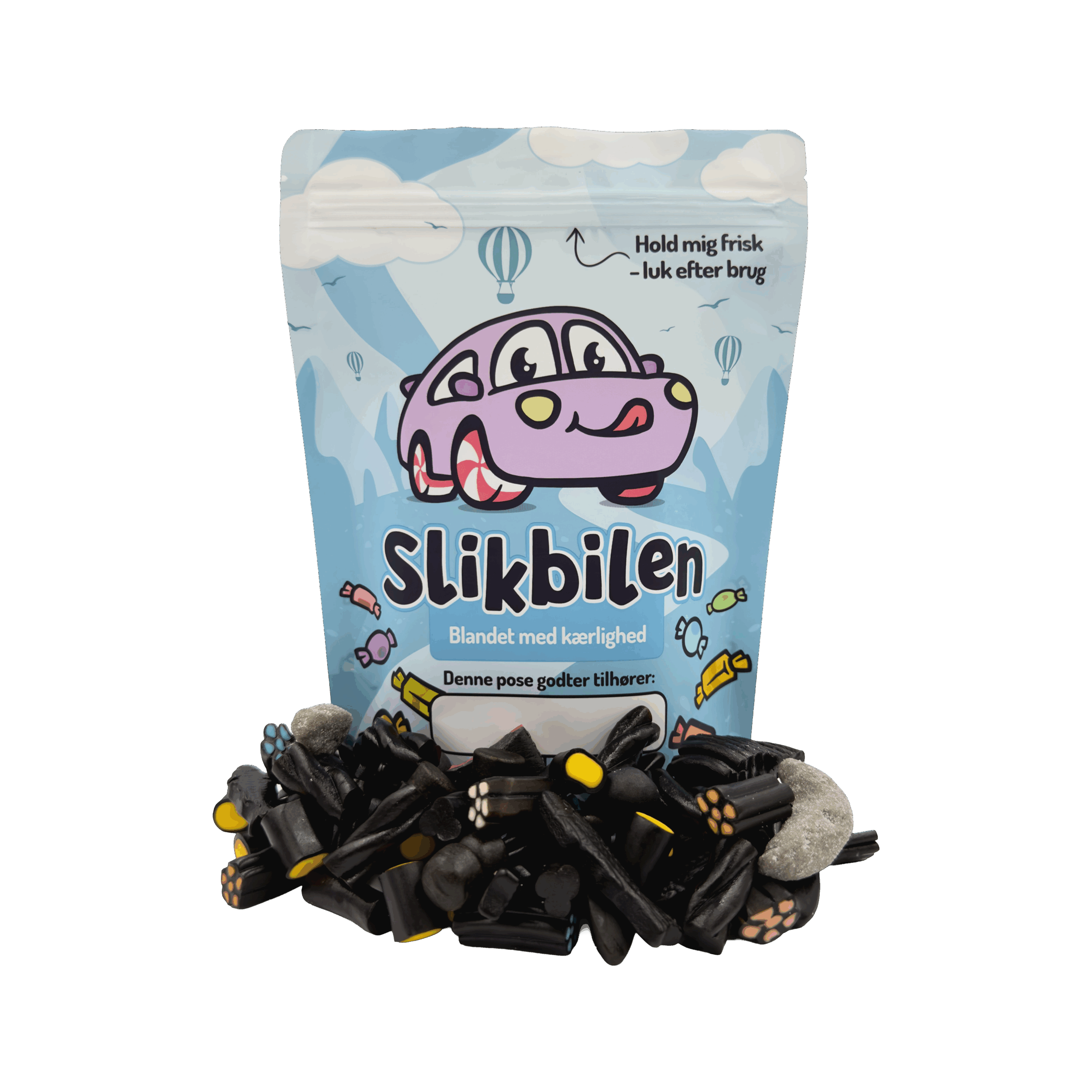 Slikbilen Lakrids Mix 250g