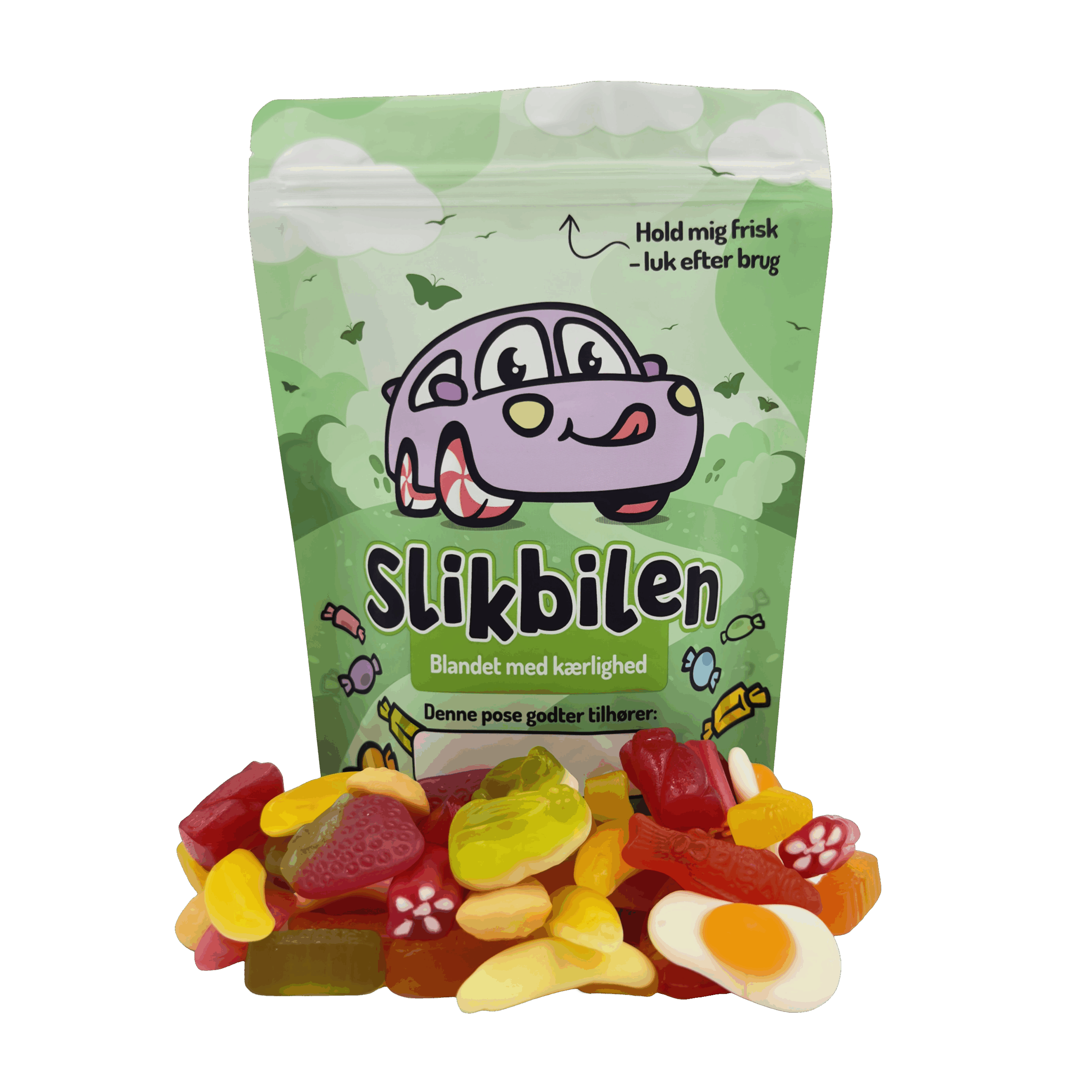 Slikbilen Vingummi Mix 250g